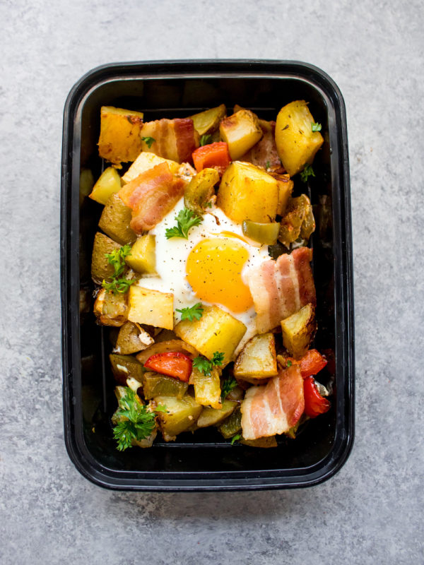 Sheet Pan Breakfast Hash and Eggs 