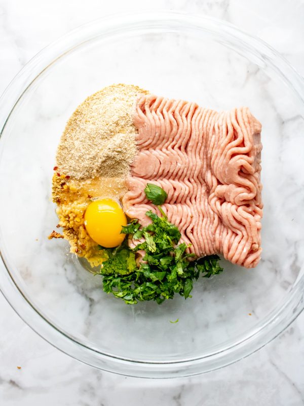 One Pan Asian Turkey Meatballs