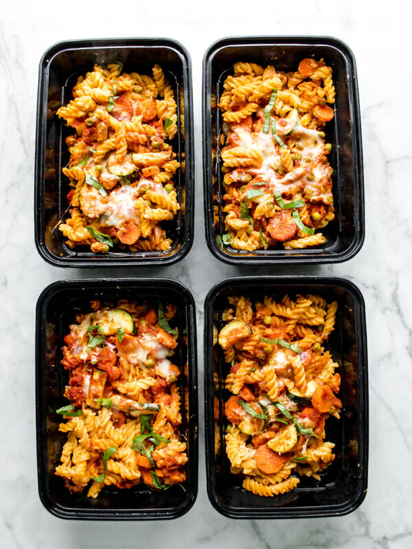 One Pan Baked Pasta Primavera