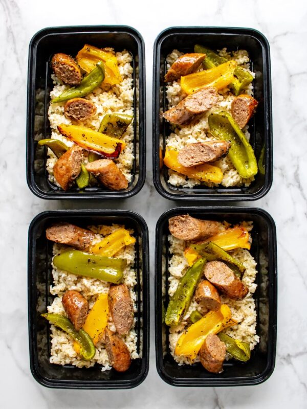 Sheet Pan Italian Sausage and Peppers