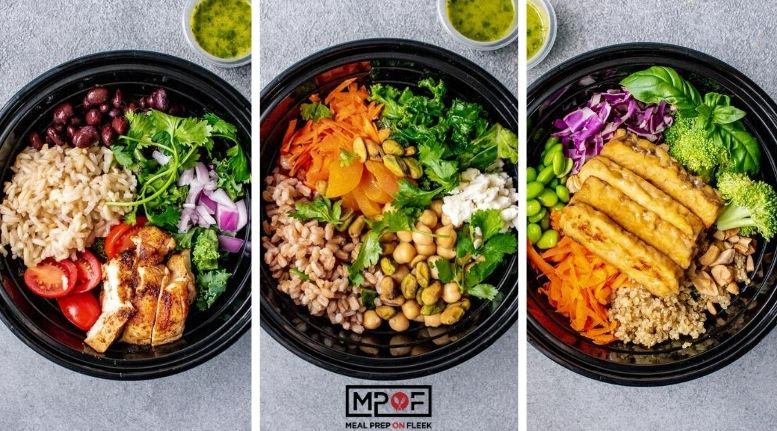 3 Easy Grain Bowl Meal Prep Recipes