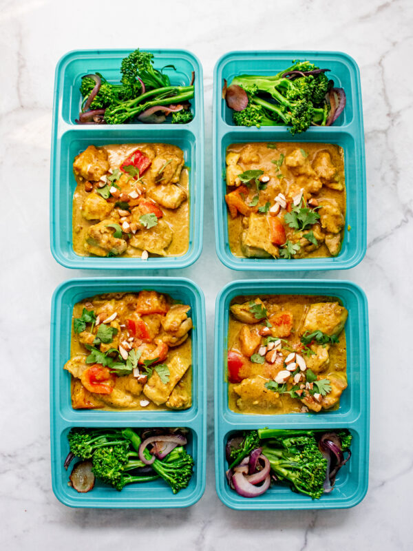 Savory Almond Butter Chicken Thigh Skillet 
