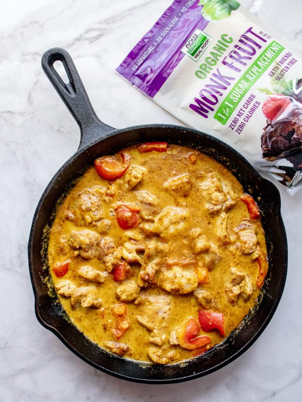 Savory Almond Butter Chicken Thigh Skillet 