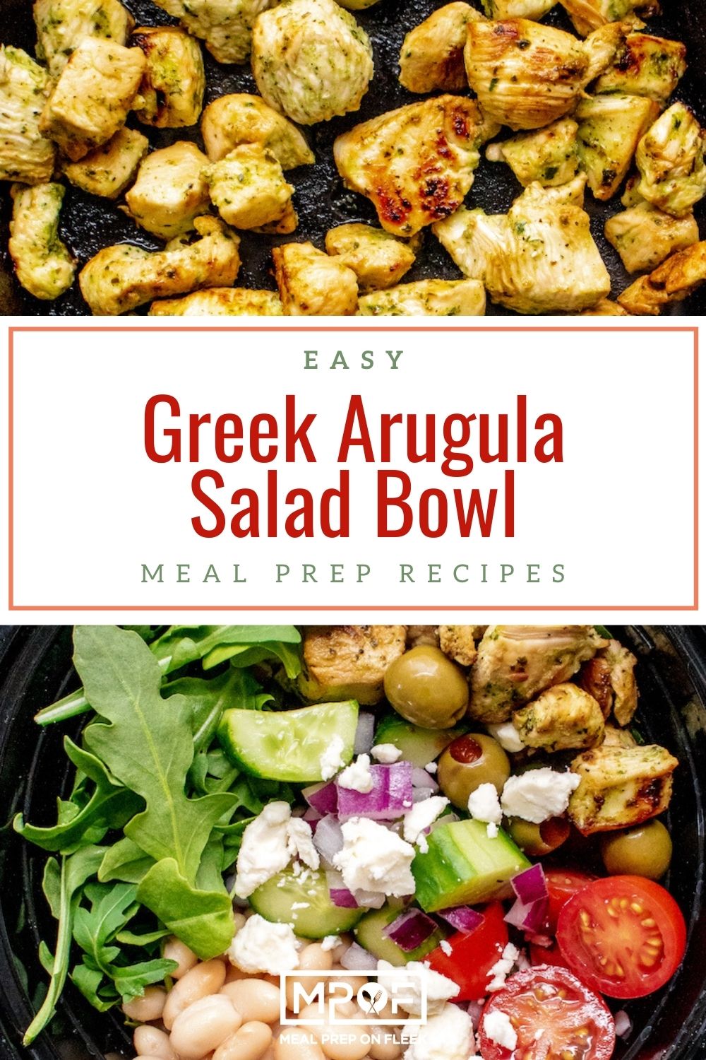 Greek Arugula Power Salad