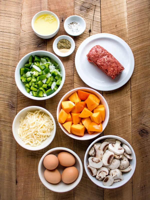 Philly Cheesesteak Breakfast Casserole 