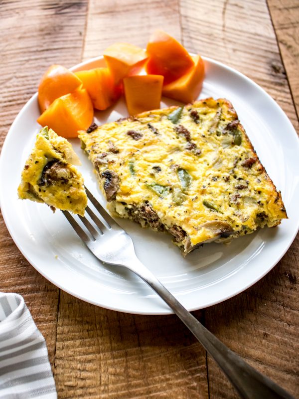 Philly Cheesesteak Breakfast Casserole 