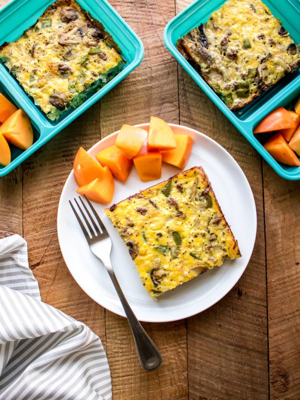 Philly Cheesesteak Breakfast Casserole 