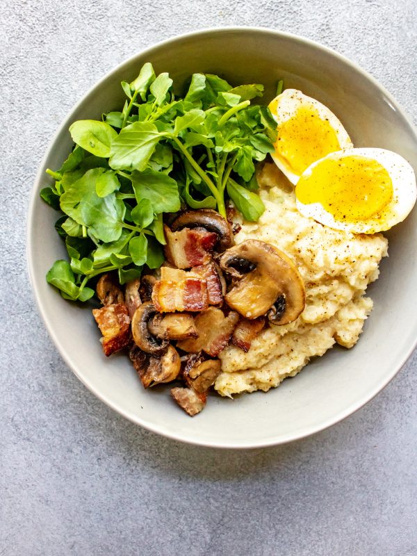 Cauliflower Mash Breakfast Bowls