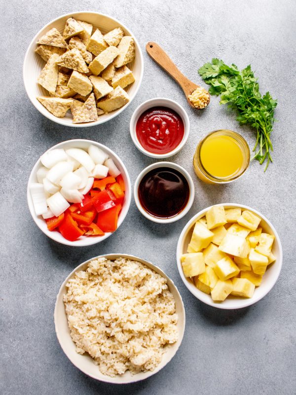 Freeze Friendly Sheet Pan Sweet and Sour Tempeh