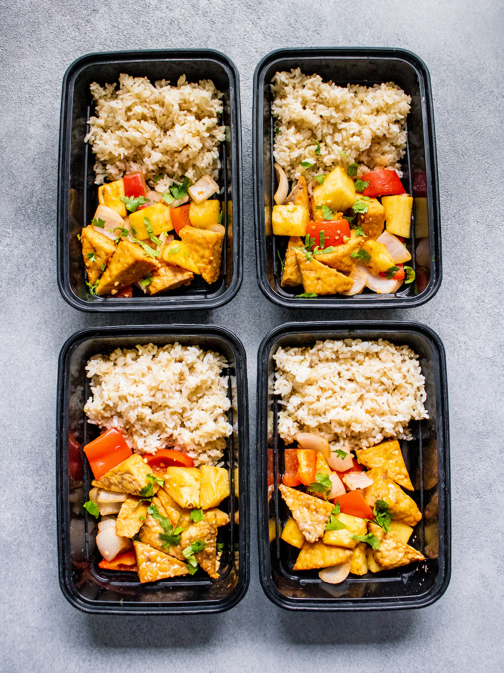 Freeze Friendly Sheet Pan Sweet and Sour Tempeh