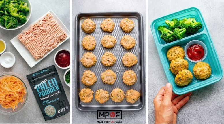 Sweet Potato Chicken Poppers