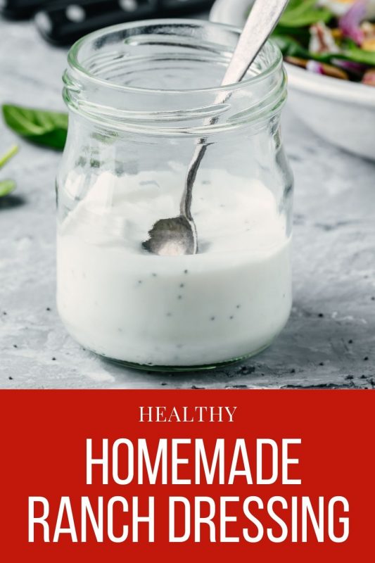 DIY Healthy Homemade Ranch Dressing Recipe