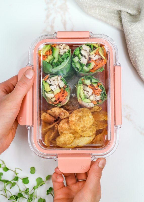 Avocado & Chicken Summer Rolls