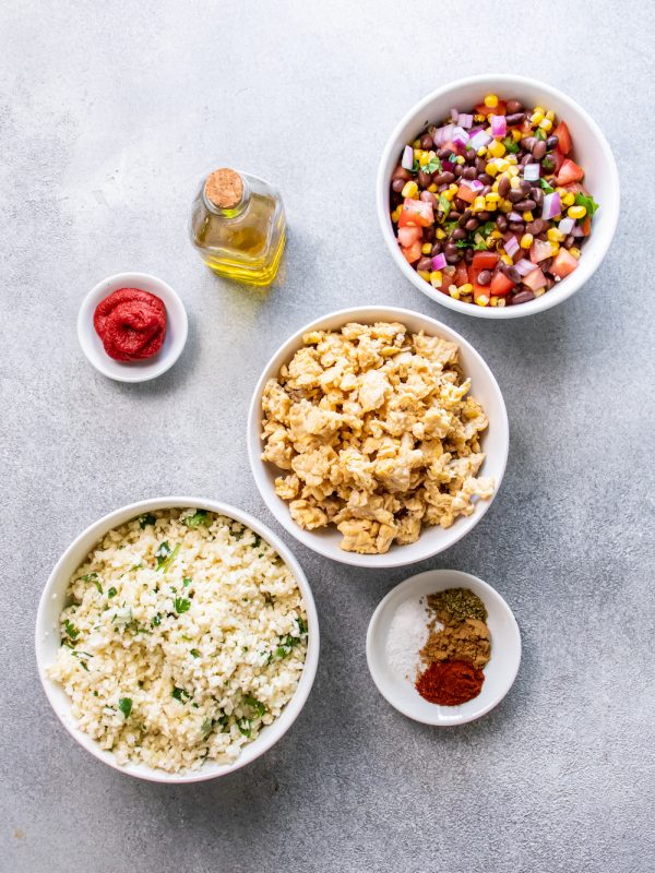 Tempeh Burrito Bowls