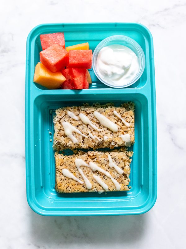 Lemon Poppy Seed Oatmeal Bars