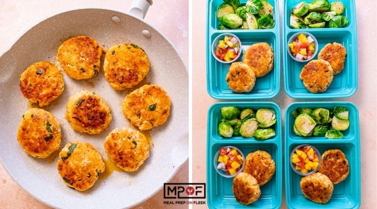 Crispy Salmon Cakes with Mango Salsa
