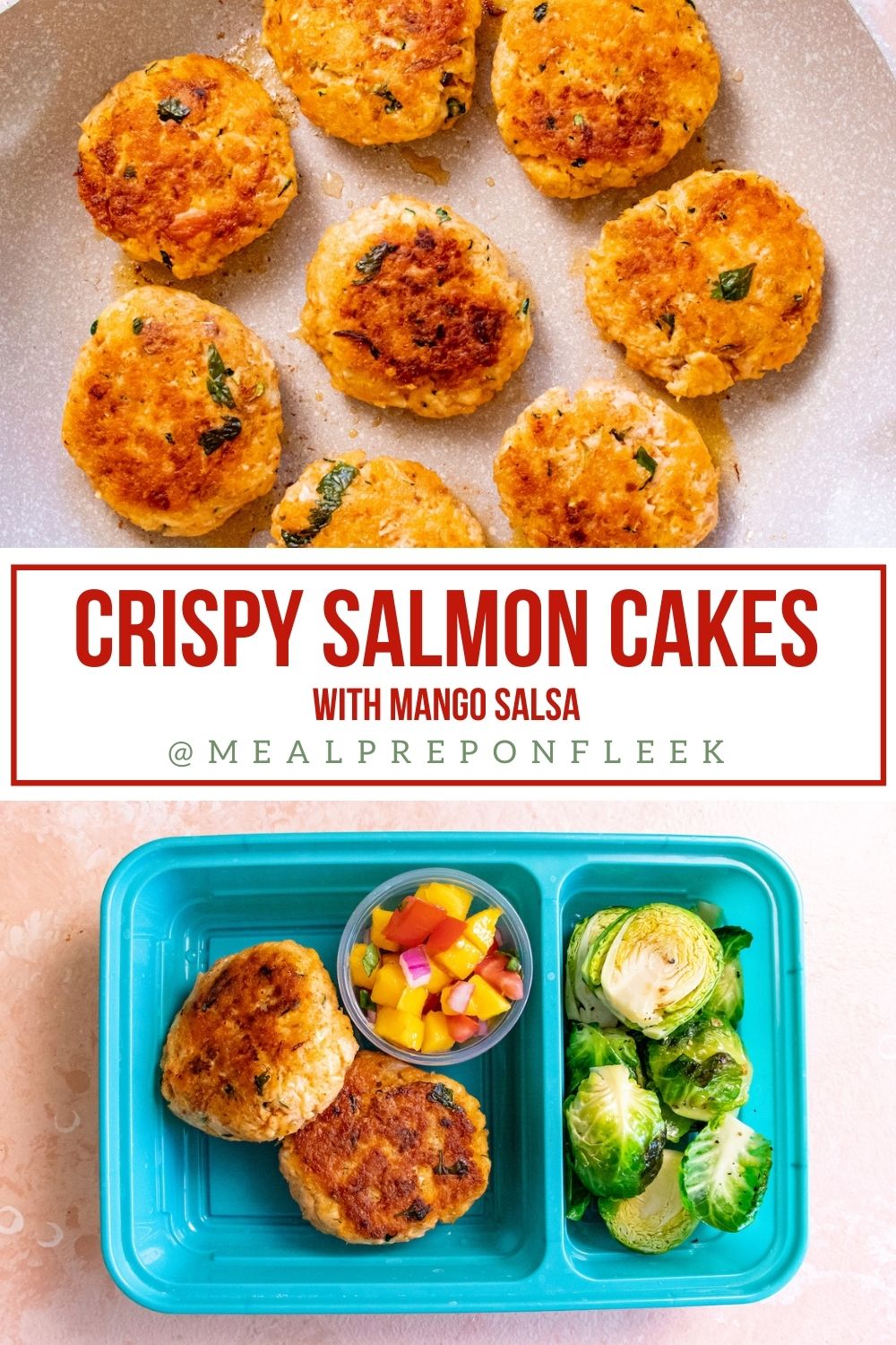 Crispy Salmon Cakes with Mango Salsa