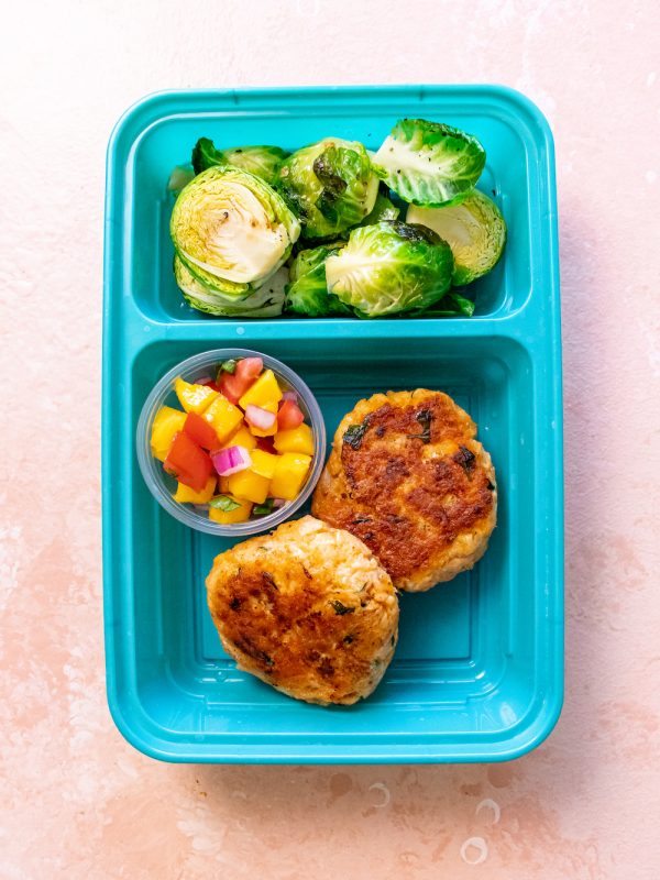 Crispy Salmon Cakes with Mango Salsa