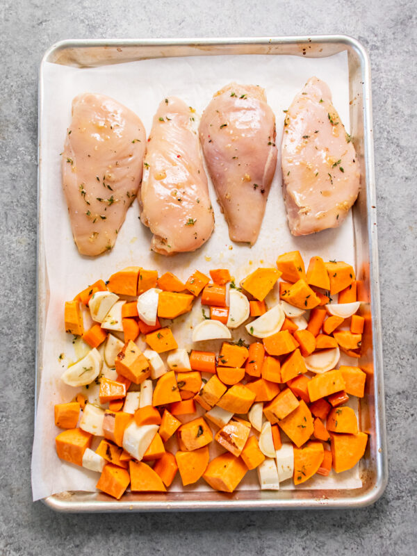 Herb Roast Chicken and Root Vegetables Meal Prep
