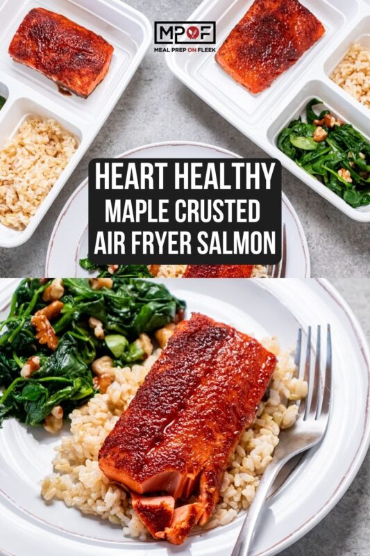 Maple Crusted Air Fryer Salmon Pin