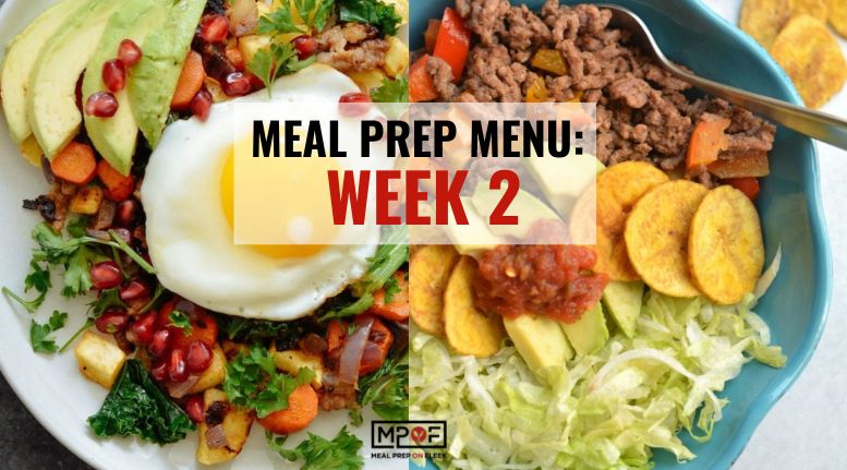 Meal Prep Menu 2024 Week 2