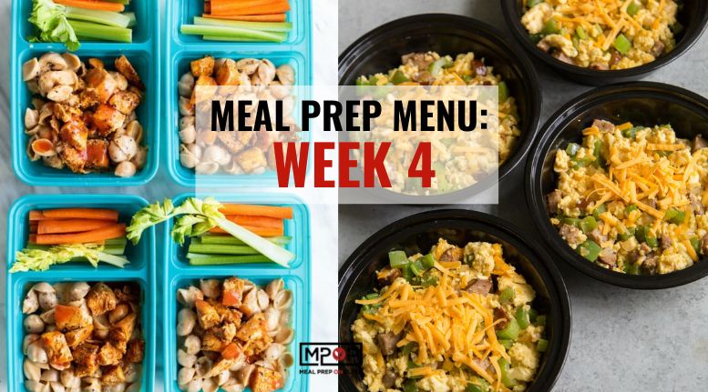 Meal Prep Menu 2024 - Week 4