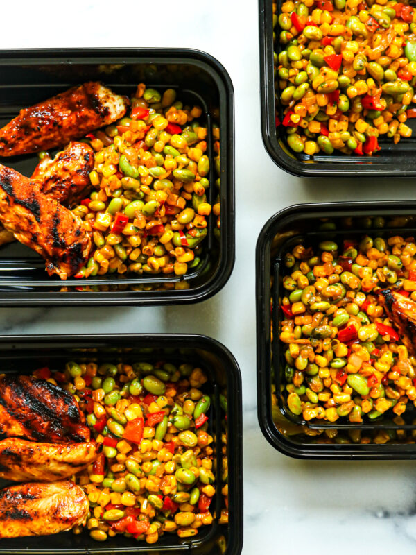 corn and edamame succotash