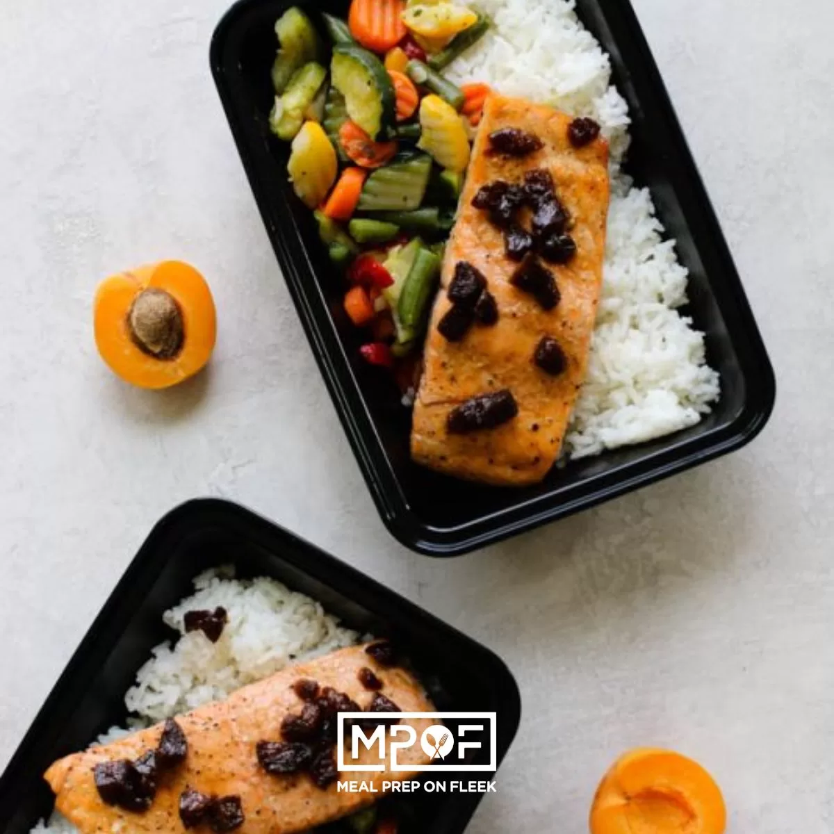 Apricot Salmon Meal Prep