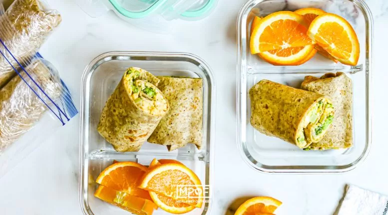 Broccoli Cheddar Egg Wraps