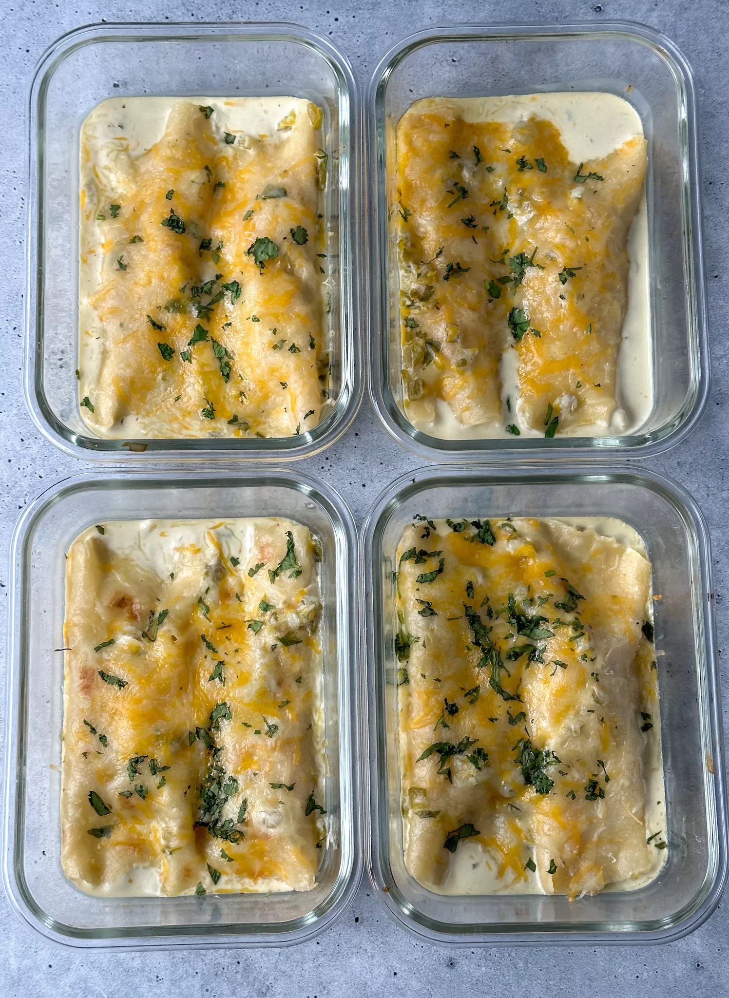baked creamy chicken enchiladas