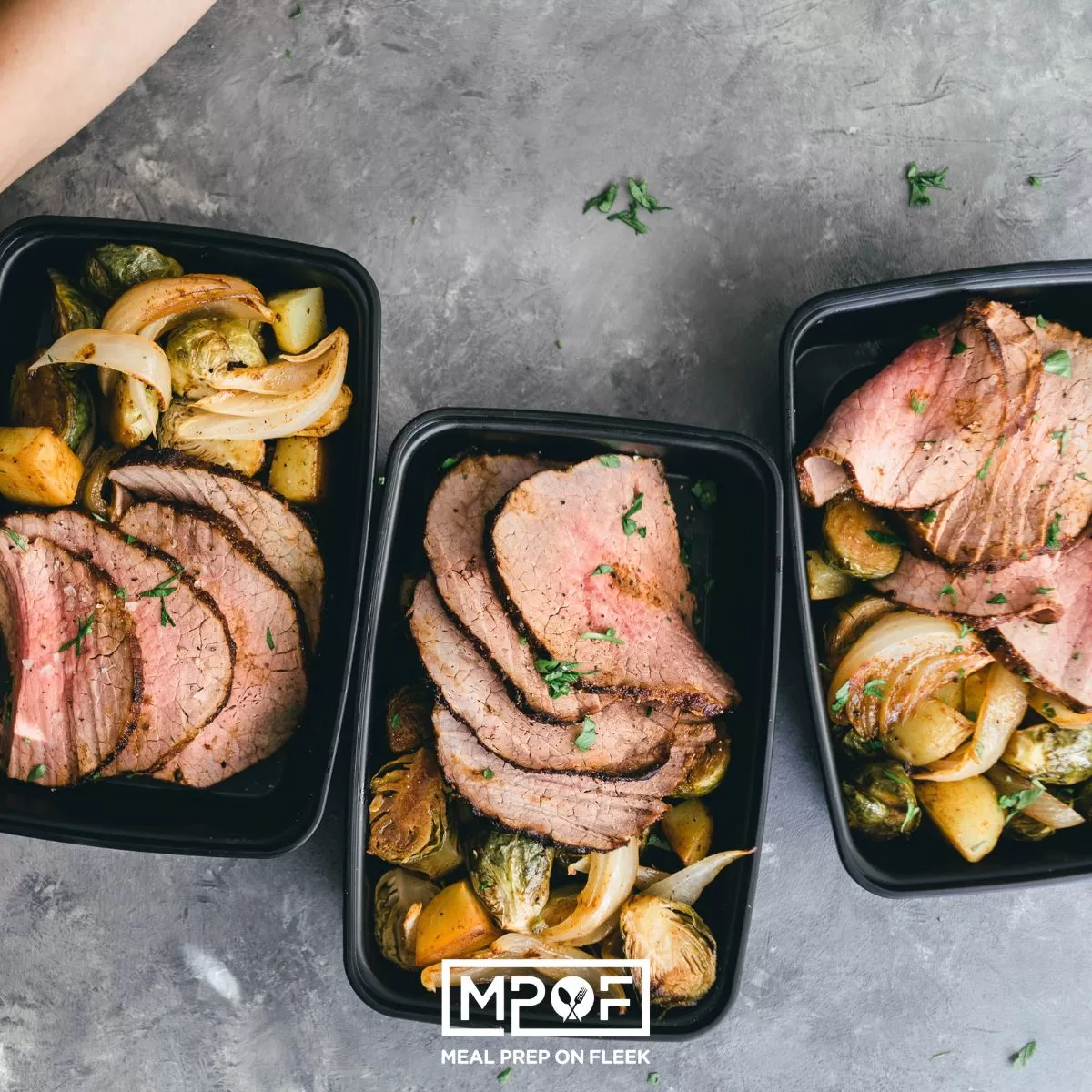Sheet Pan Chipotle Eye Round Roast Meal Prep
