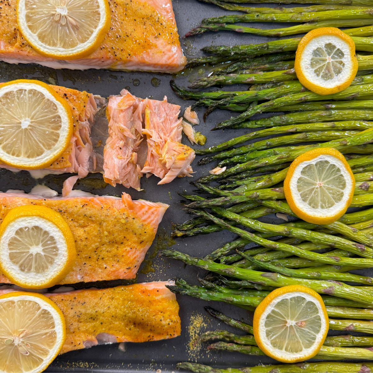 Lemon Pepper Sheet Pan Salmon