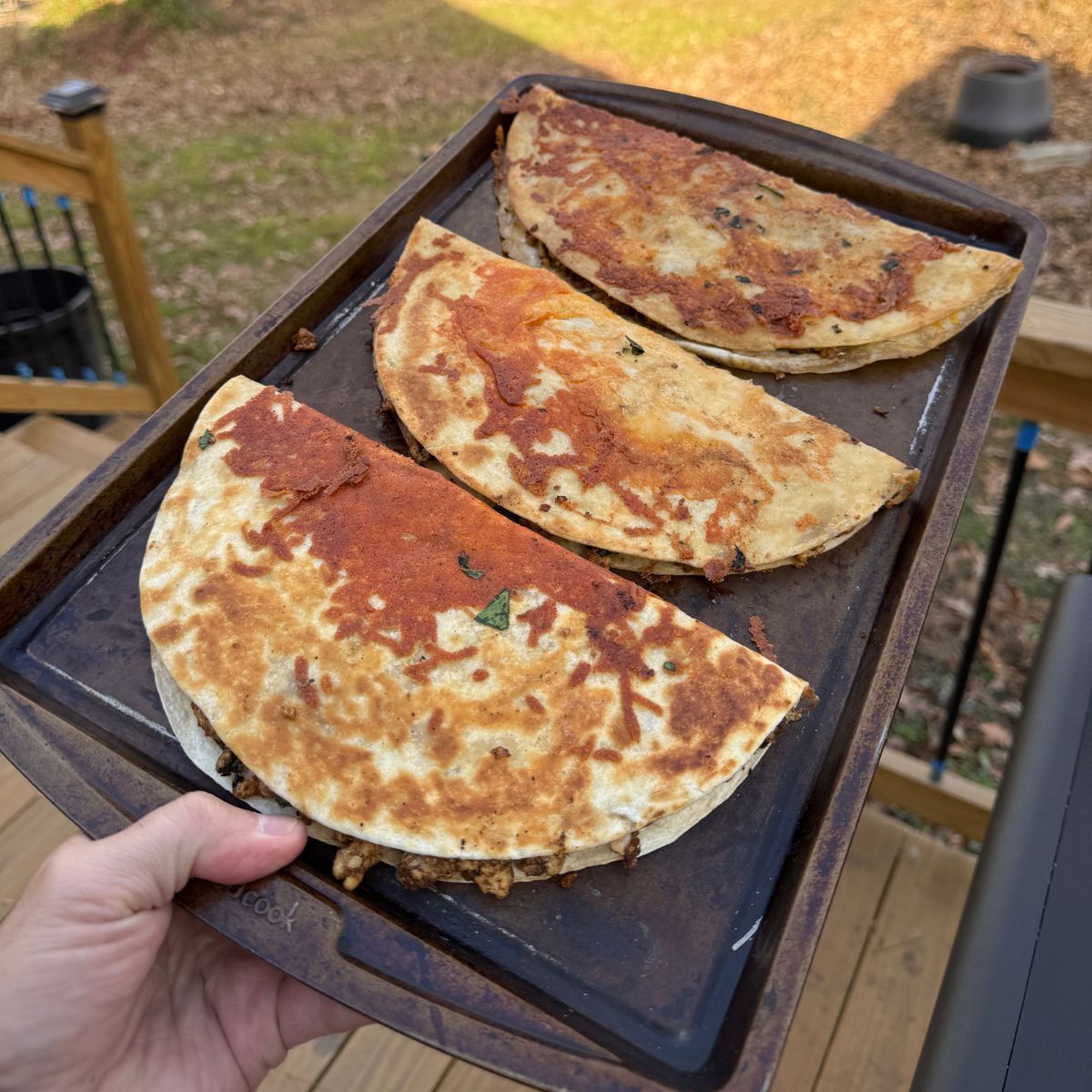 High Protein Quesadillas finished shot