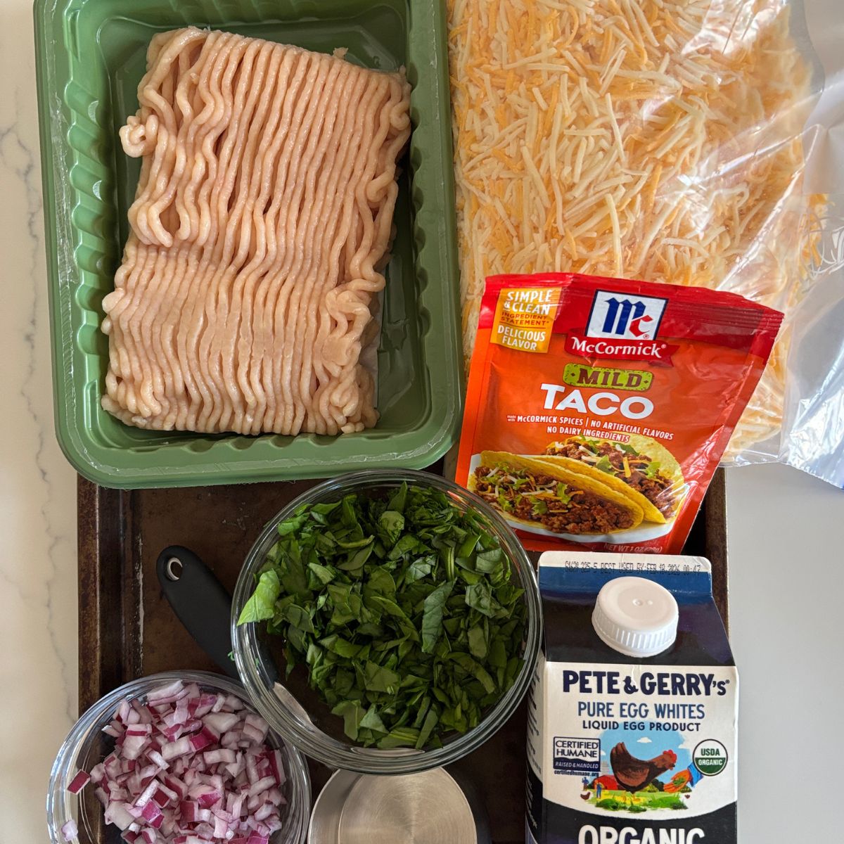 High Protein Quesadillas ingredients