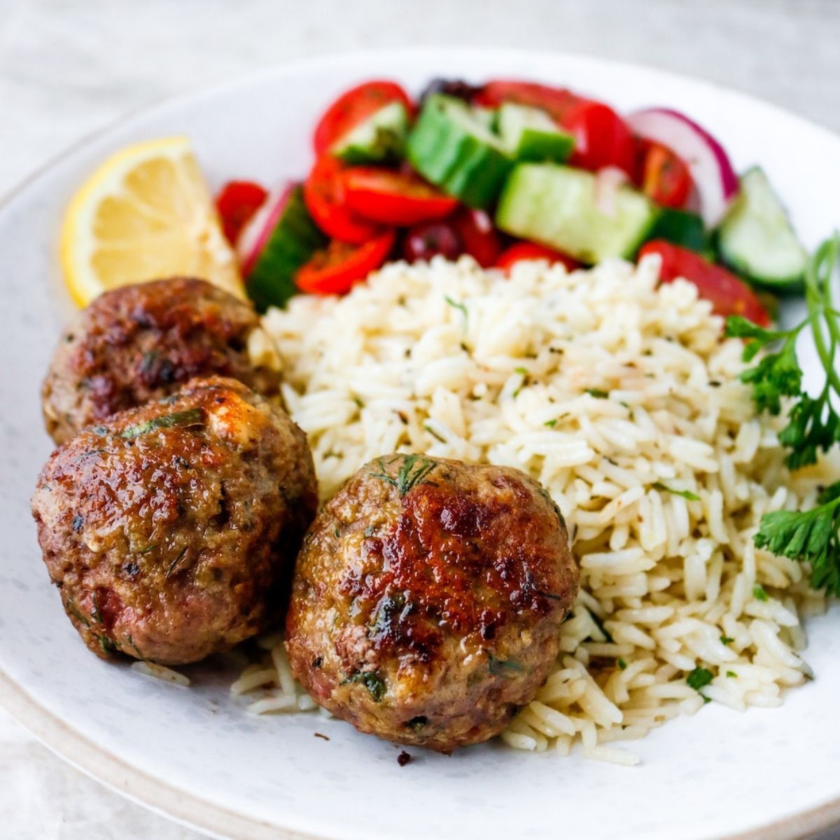 Greek Meal Prep Recipe - Meatballs